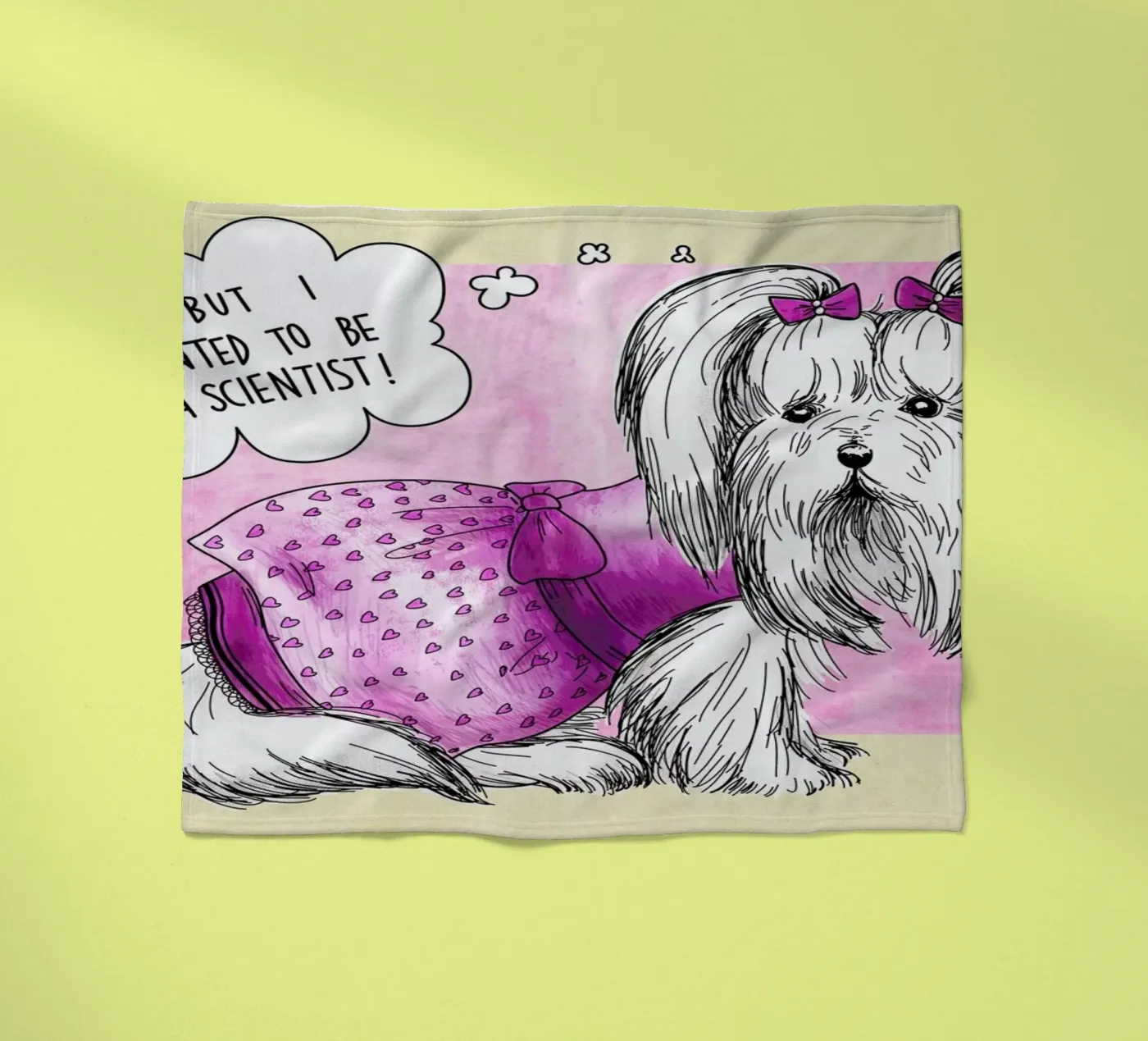 Dolly fleece blanket by Anna Fietta