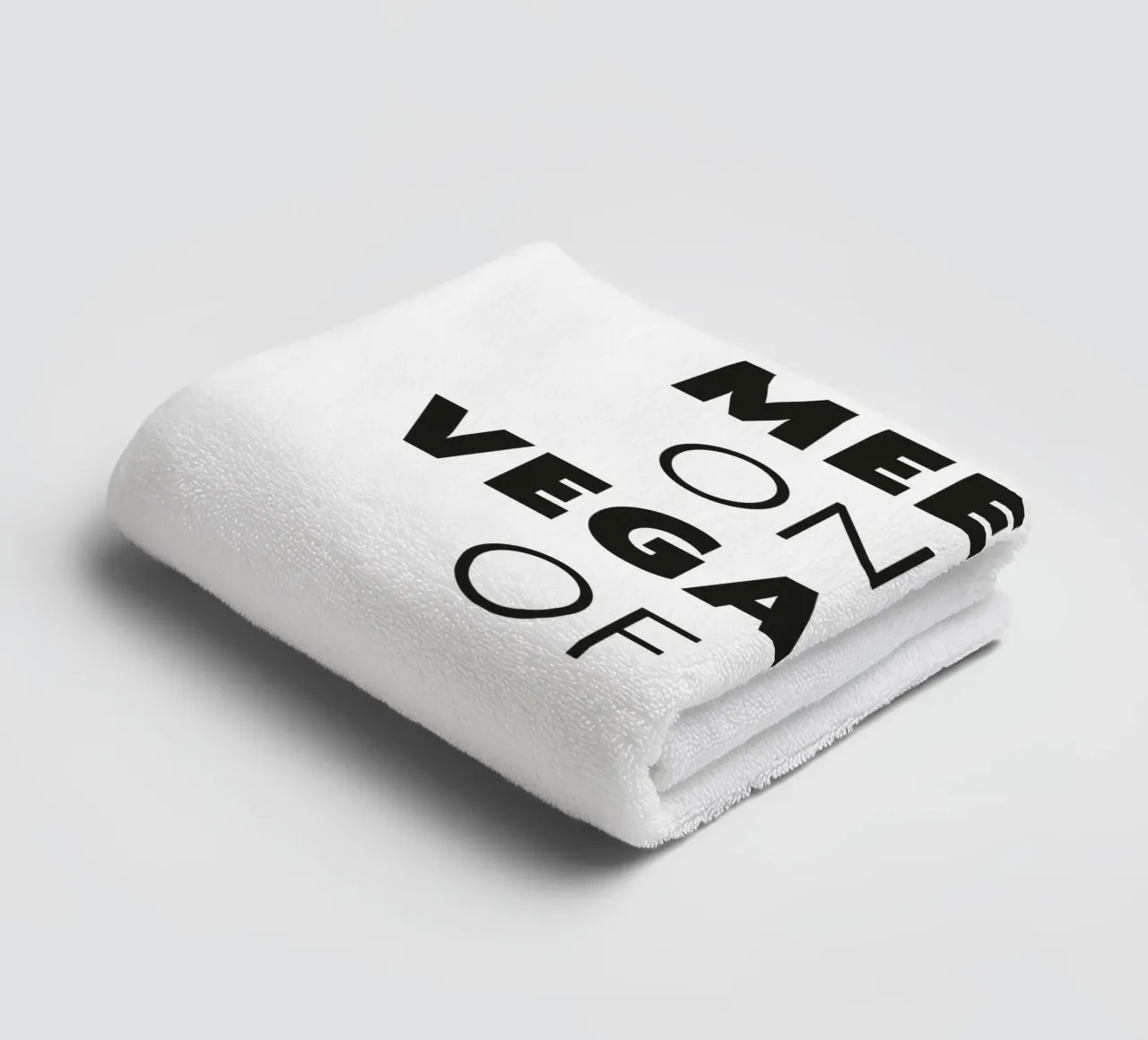 Meet me on the vegan side of life asciugamano da bagno da Constanze Art Direction