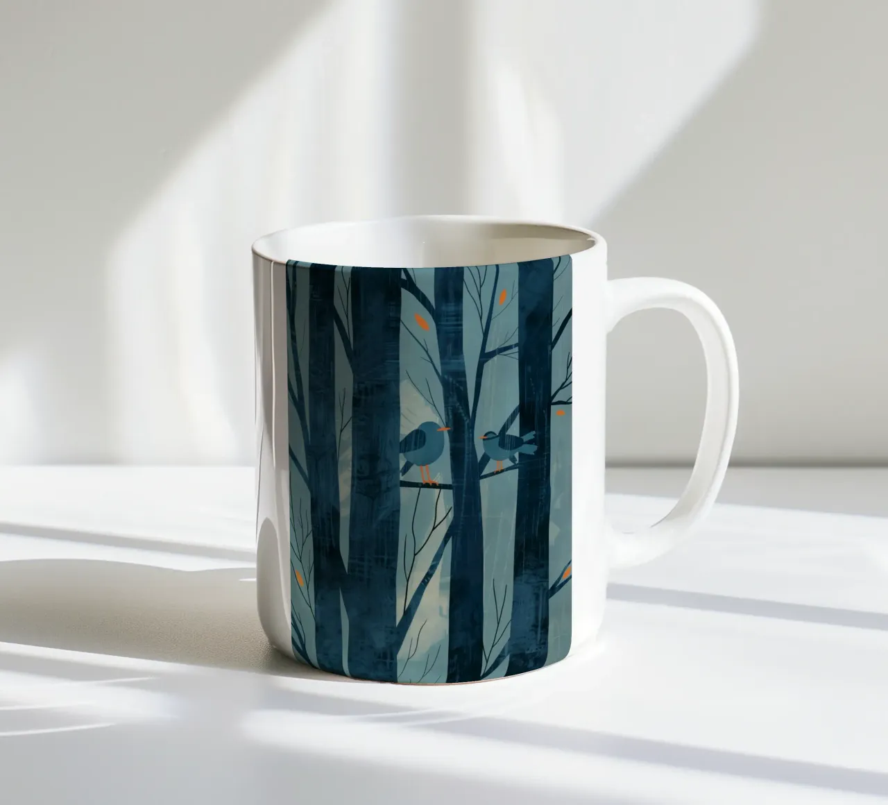 Boho Nursery 14 Birds tazza in ceramica da Boho Print Collection
