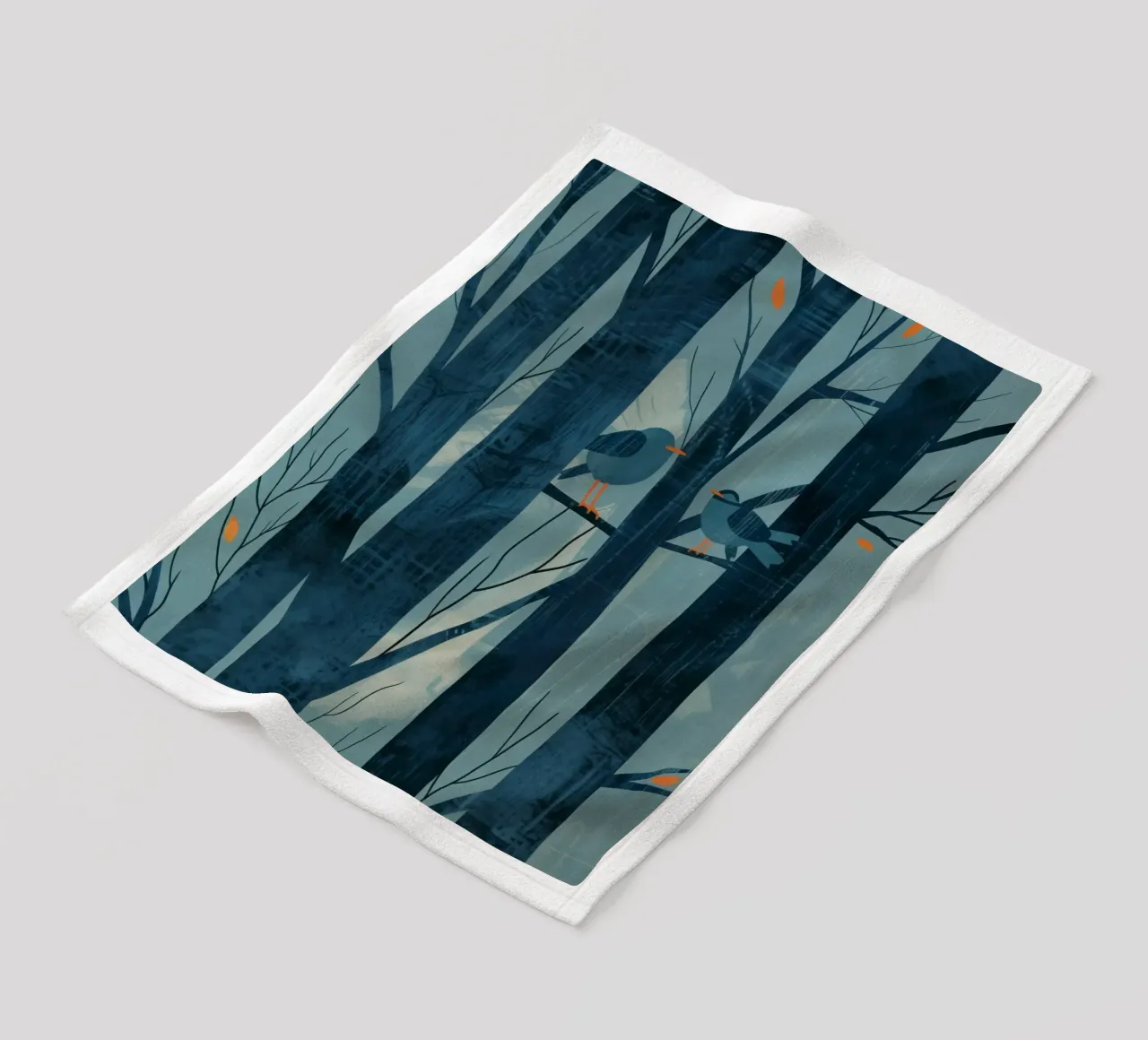 Boho Nursery 14 Birds coperta in pile da Boho Print Collection