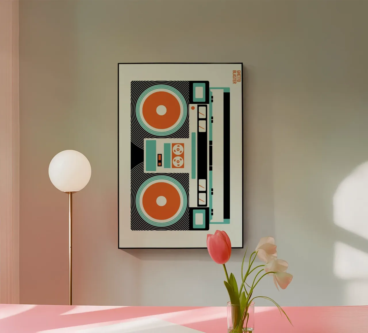 Ghetto Blaster plexiglass da Bo Lundberg