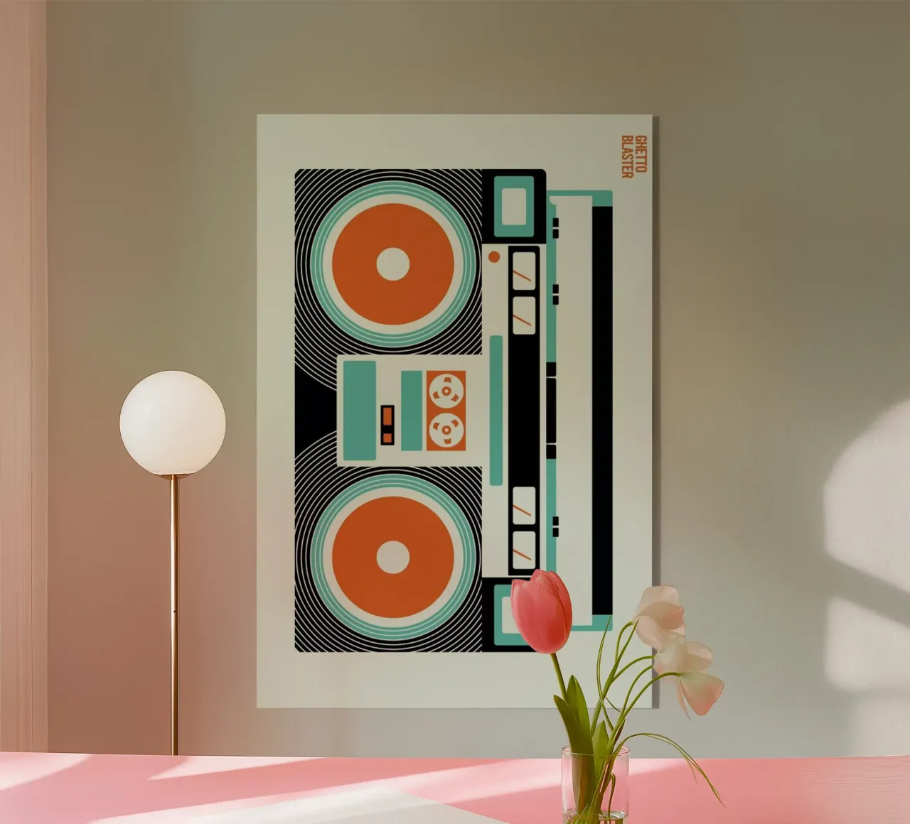 Ghetto Blaster plexiglass da Bo Lundberg