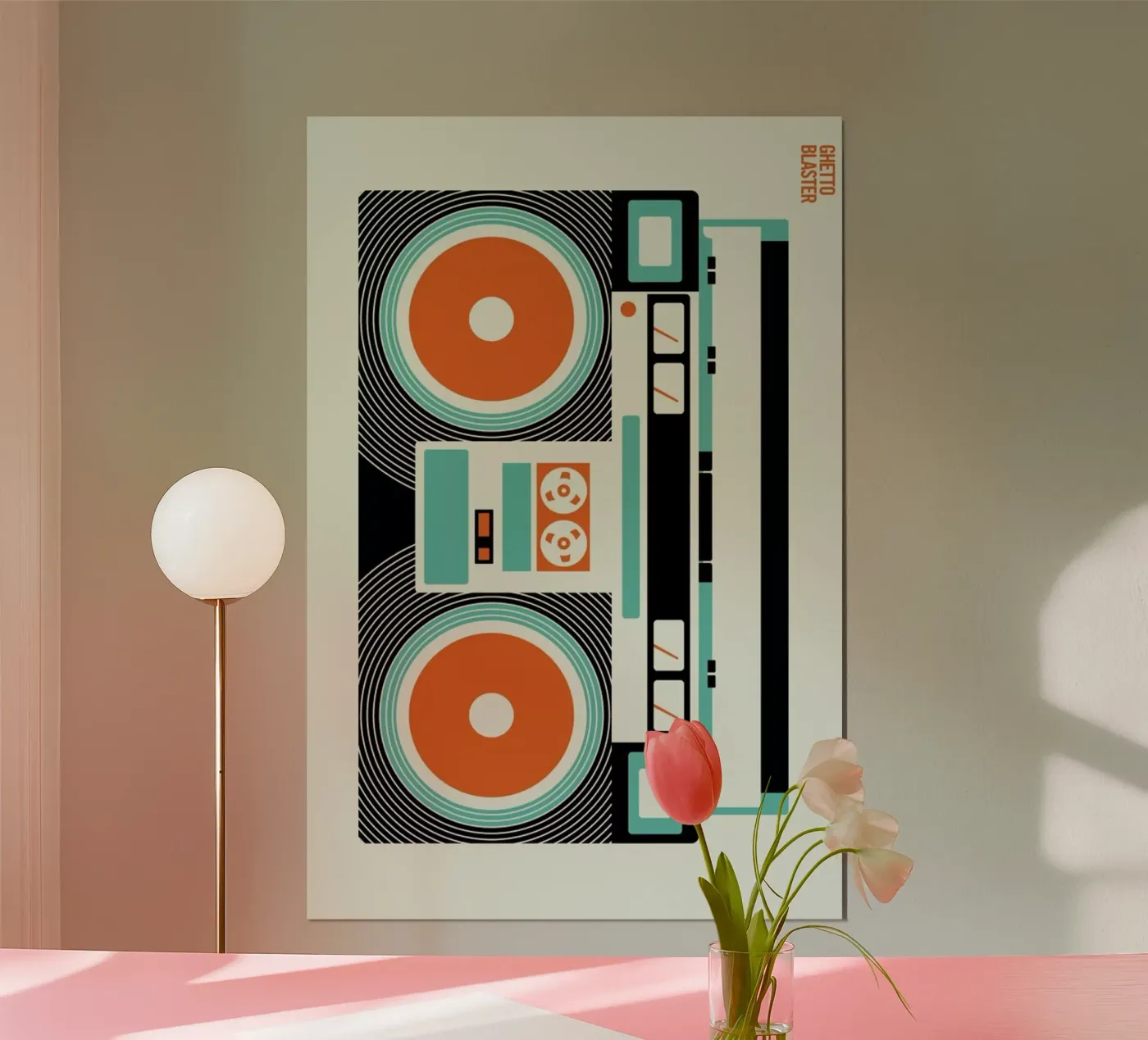 Ghetto Blaster poster by Bo Lundberg