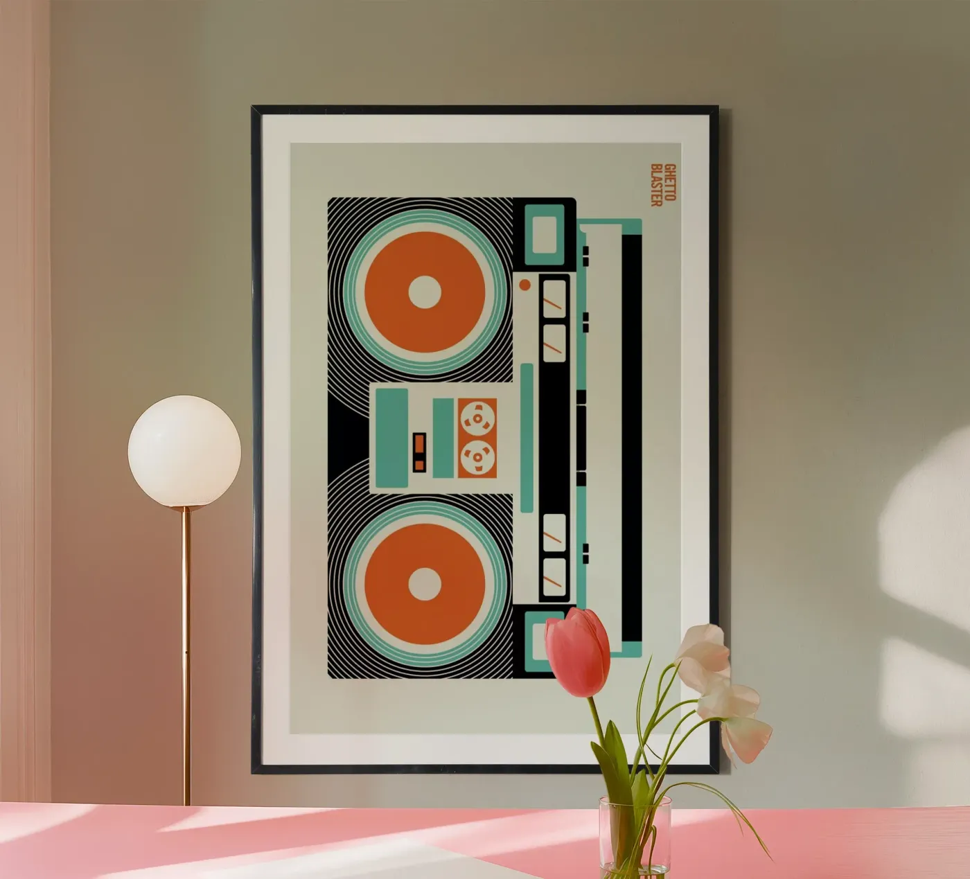 Ghetto Blaster poster by Bo Lundberg