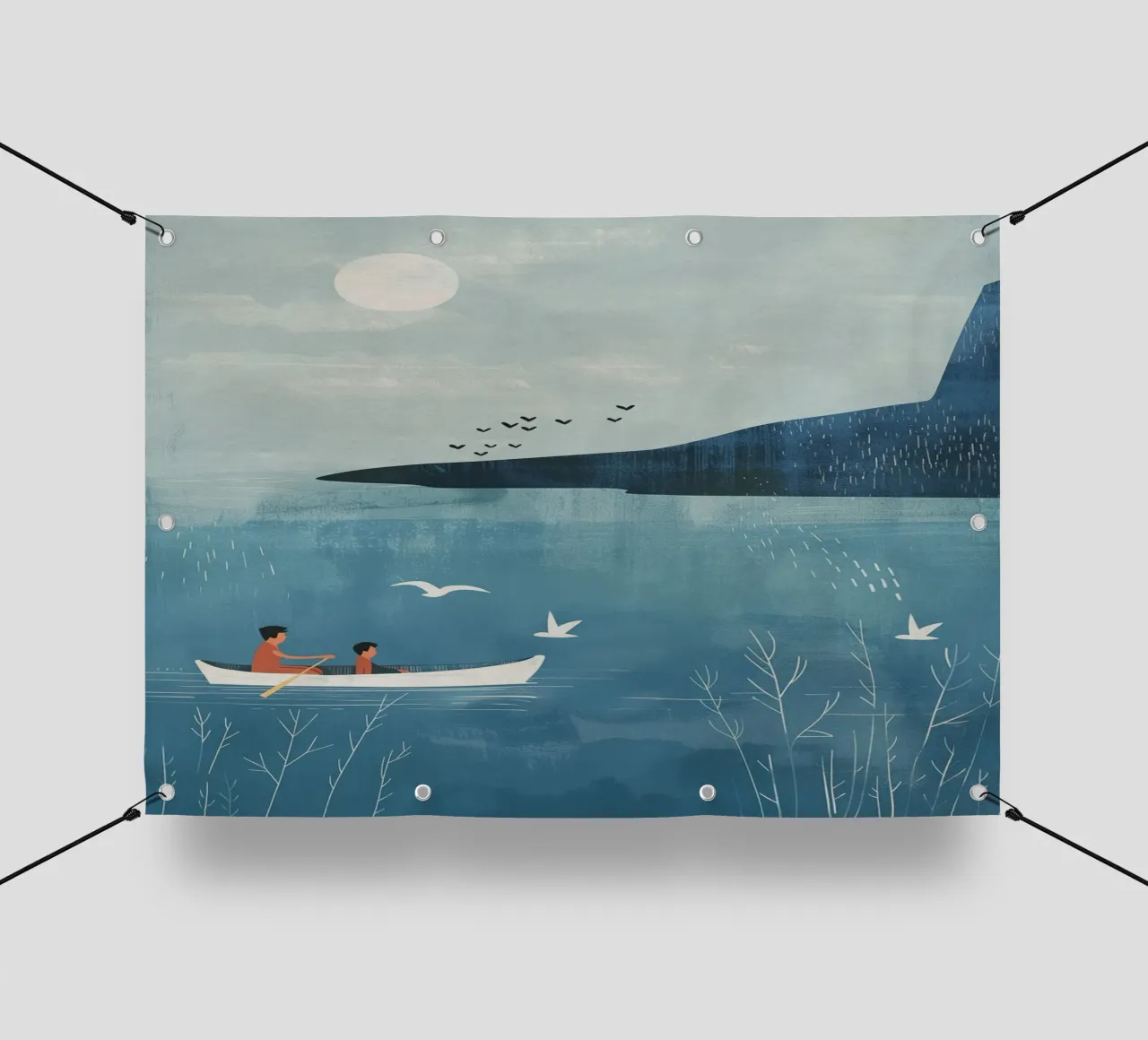 Boho Nursery 14 Boat telo in pvc da Boho Print Collection