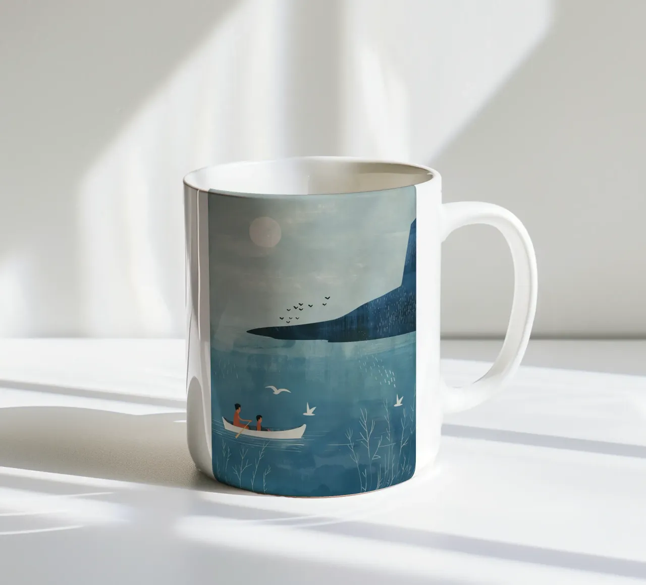 Boho Nursery 14 Boat tazza in ceramica da Boho Print Collection