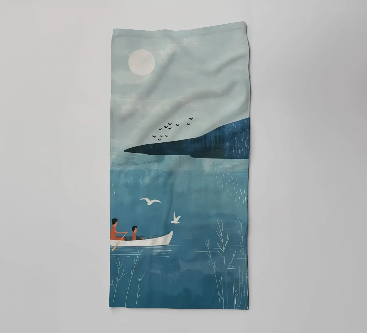 Boho Nursery 14 Boat asciugamano da bagno da Boho Print Collection