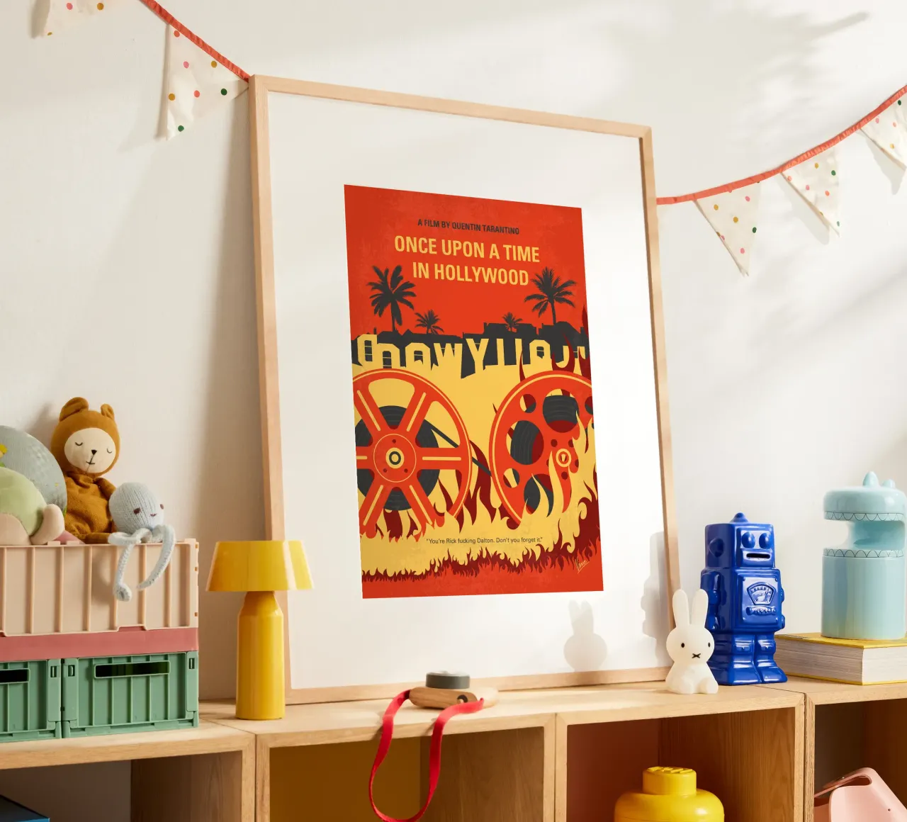 No1120 My Once Upon a Time in Hollywood minimal movie poster poster de Chungkong