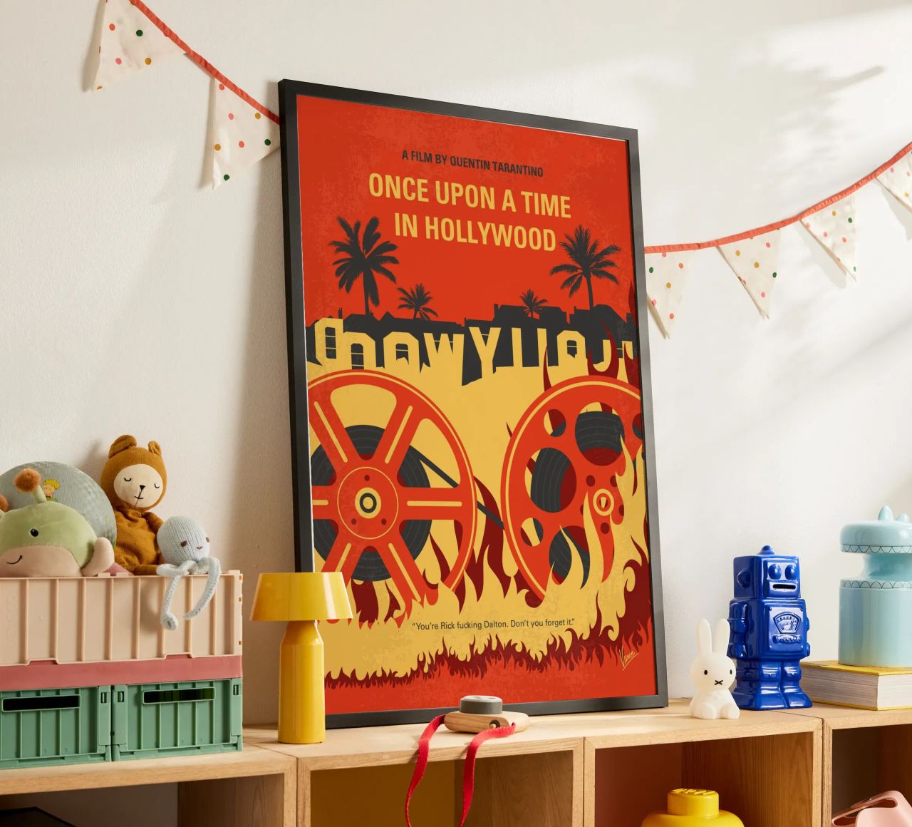 No1120 My Once Upon a Time in Hollywood minimal movie poster poster da Chungkong