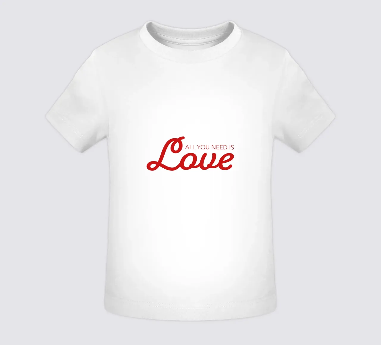 All you need is love maglietta neonato da Constanze Art Direction