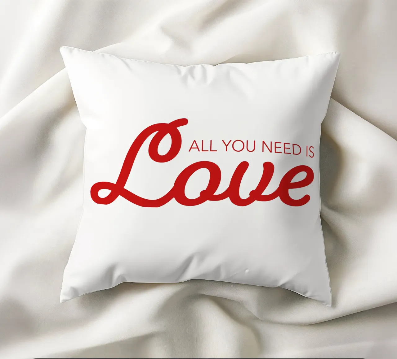 All you need is love decorative cushion by Constanze Art Direction