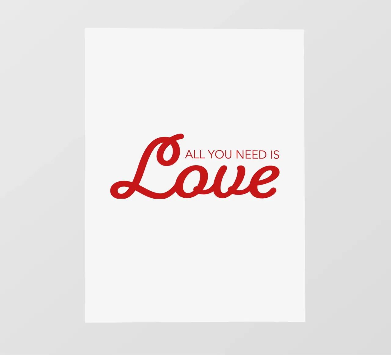 All you need is love photo wallpaper by Constanze Art Direction