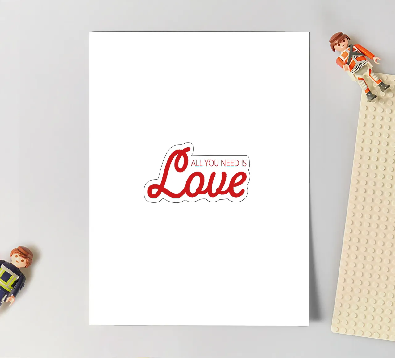 All you need is love Stickerbogen von Constanze Art Direction