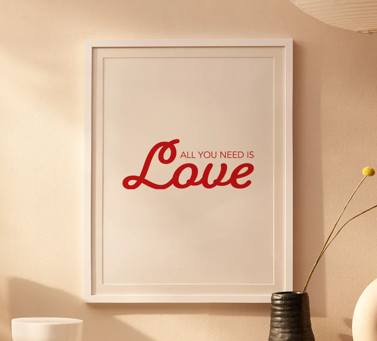 All you need is love carta hahnemühle da Constanze Art Direction