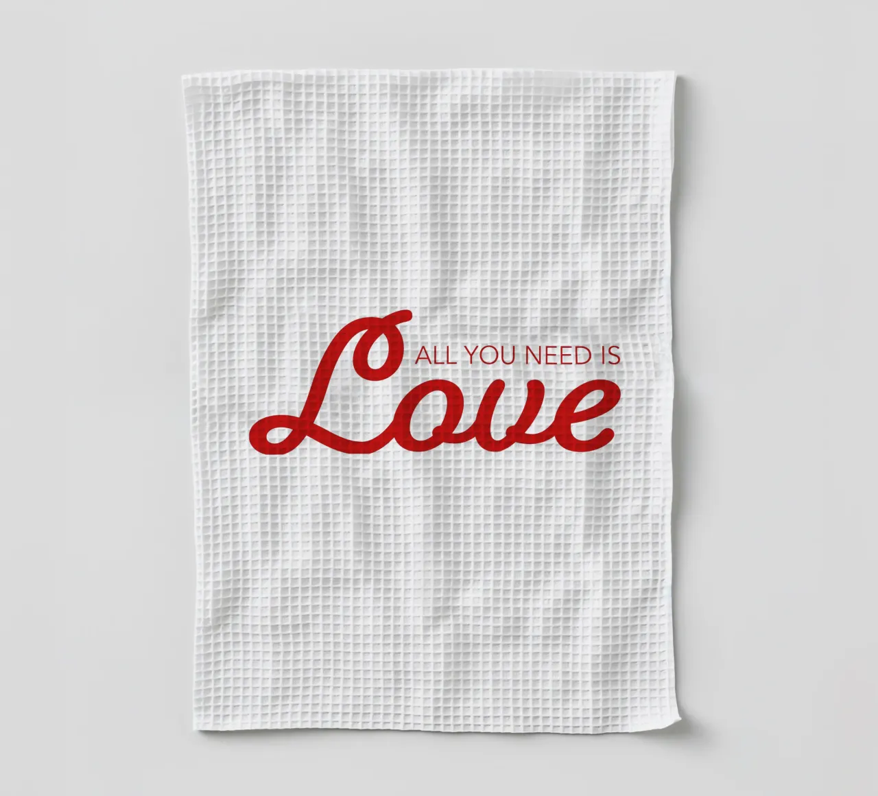 All you need is love canovaccio da cucina da Constanze Art Direction