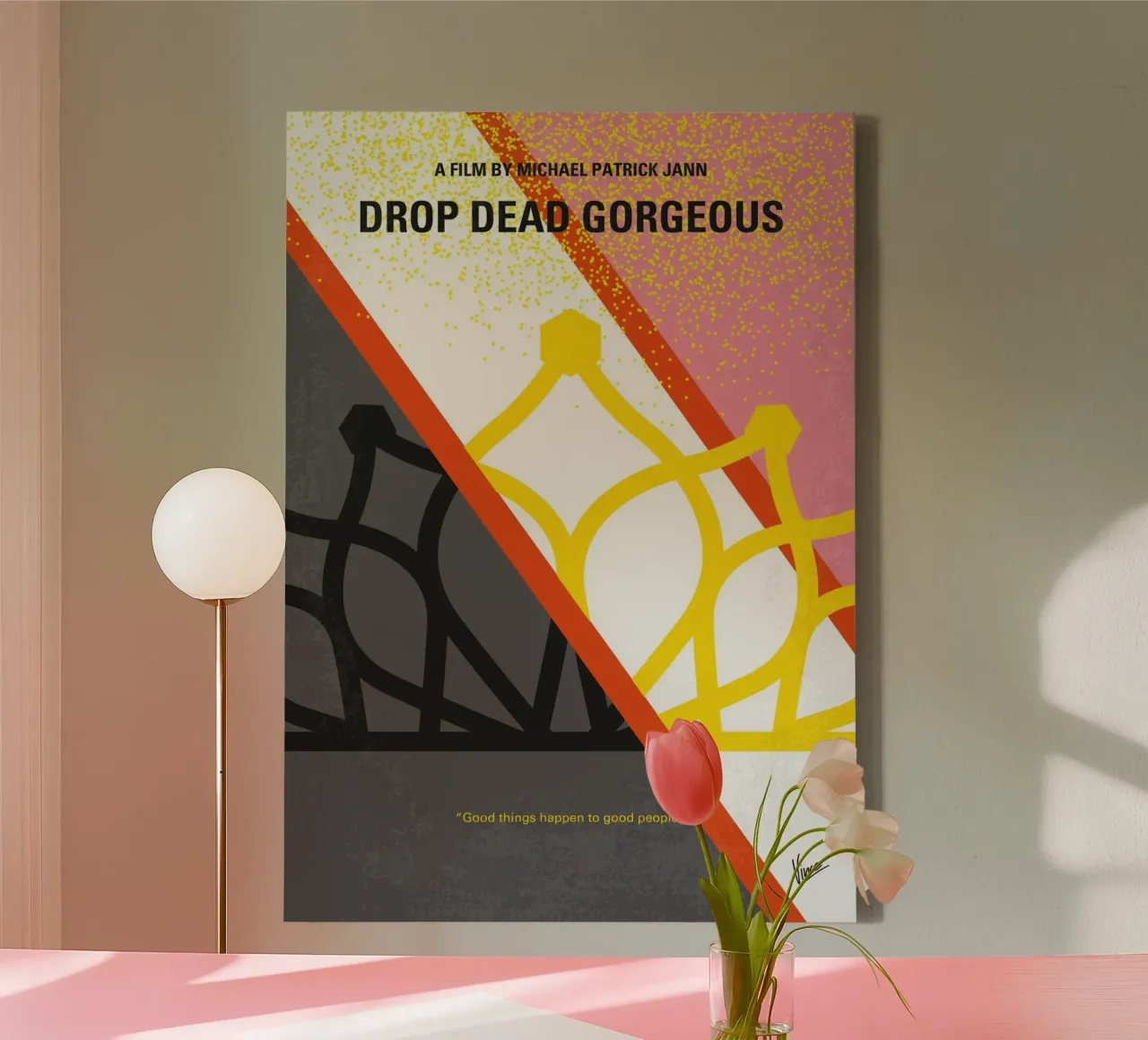 No1123 My Drop Dead Gorgeous minimal movie poster tela con Cornice a cassetta da Chungkong