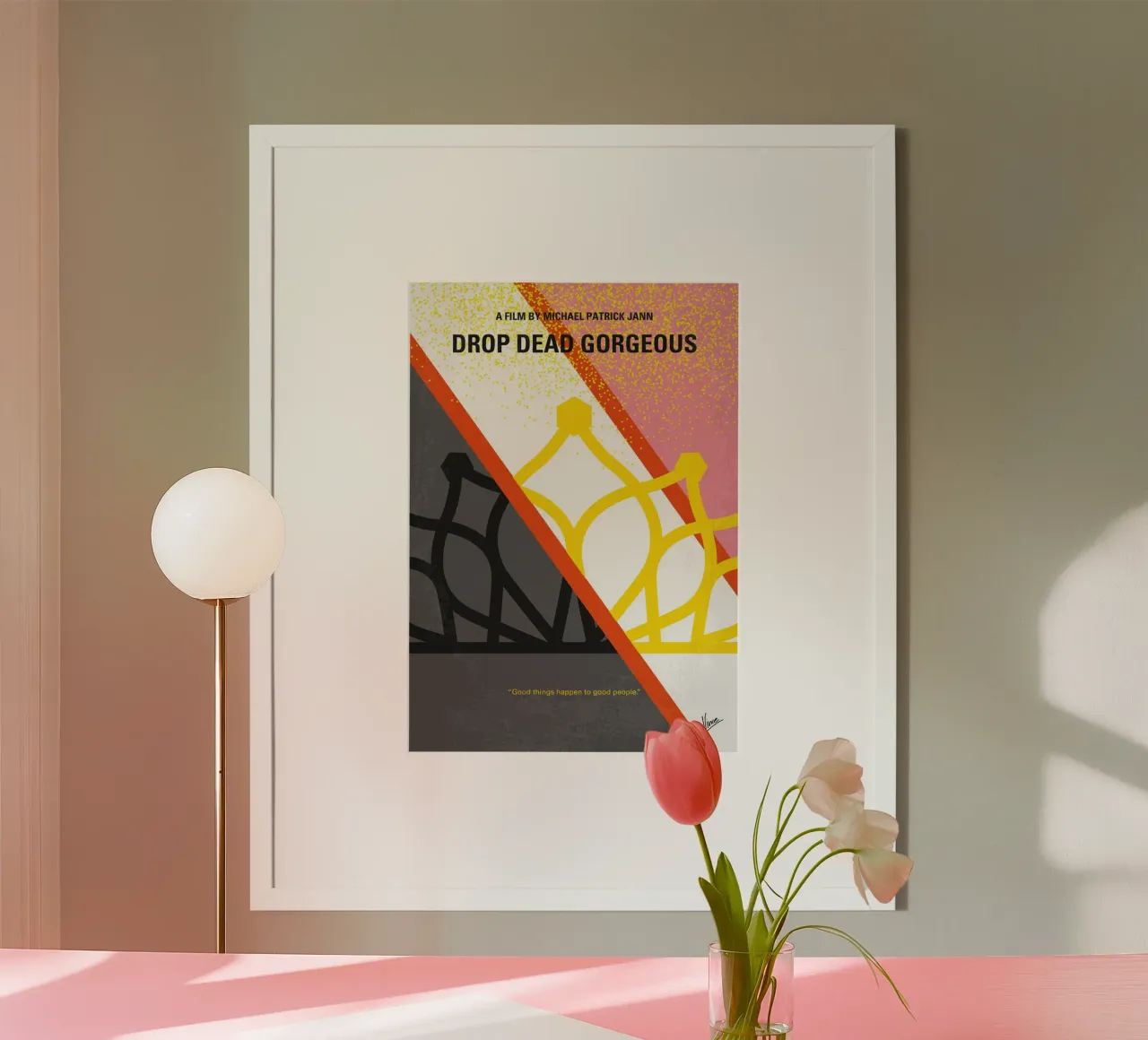 No1123 My Drop Dead Gorgeous minimal movie poster poster da Chungkong