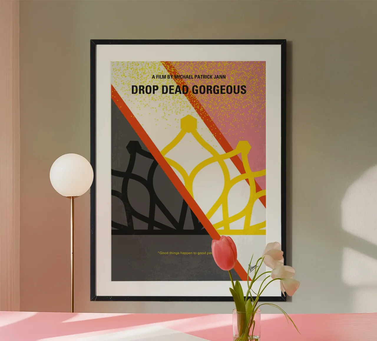 No1123 My Drop Dead Gorgeous minimal movie poster poster da Chungkong