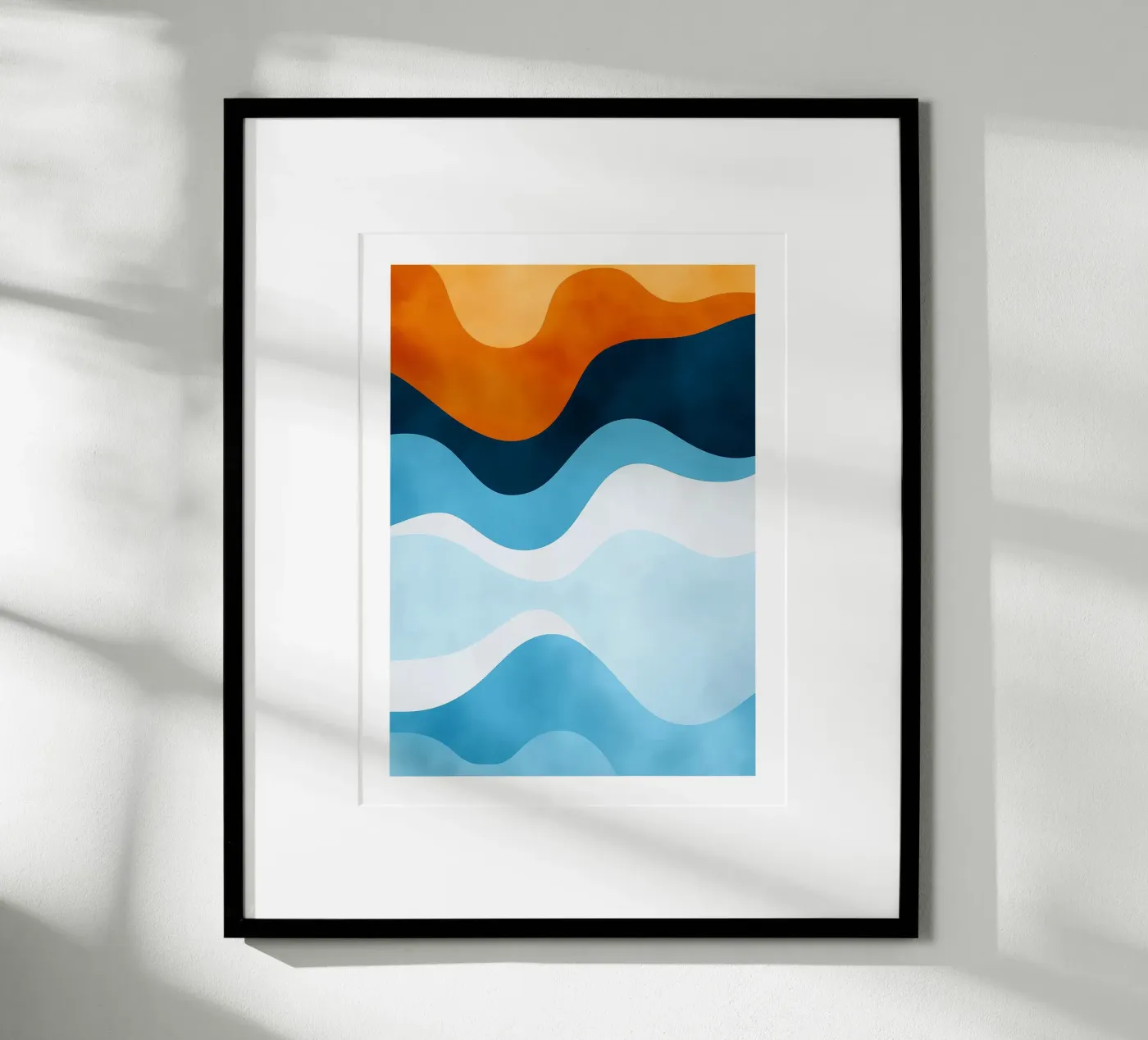 Onde astratte poster da DWA