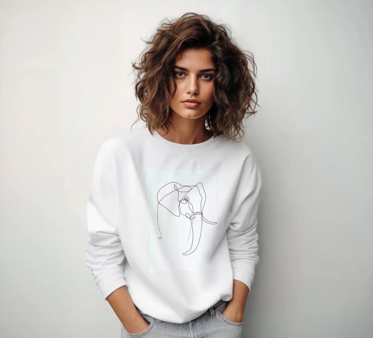 Elephant Line felpa da Quibe