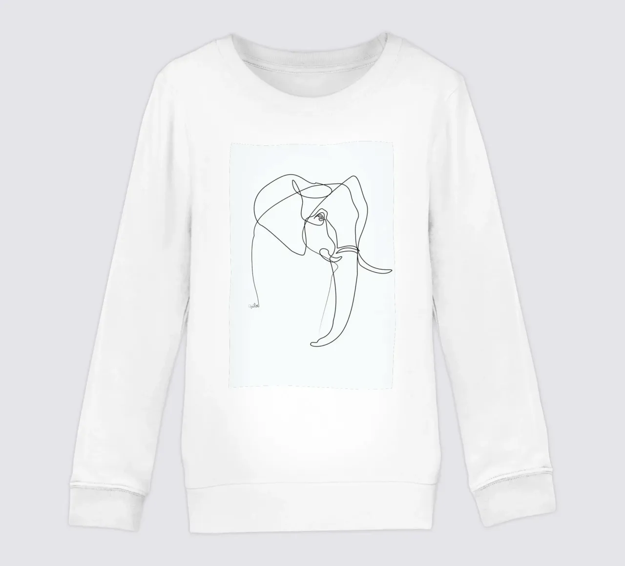 Elephant Line felpa bambino da Quibe