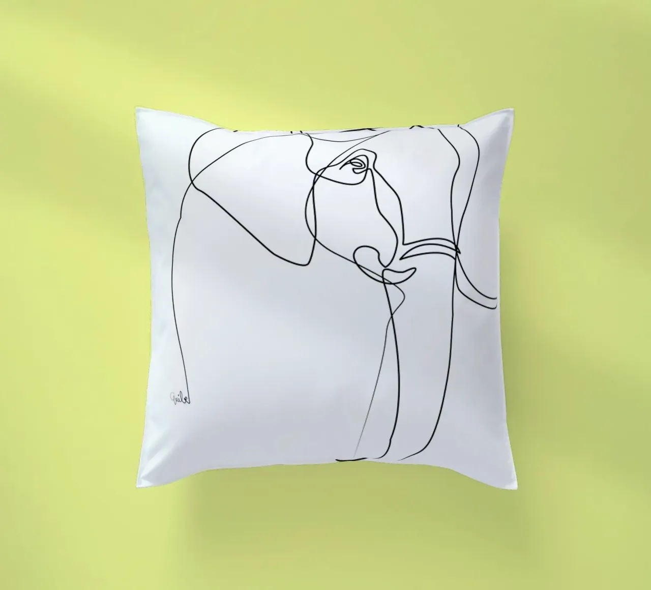 Elephant Line cuscino da Quibe