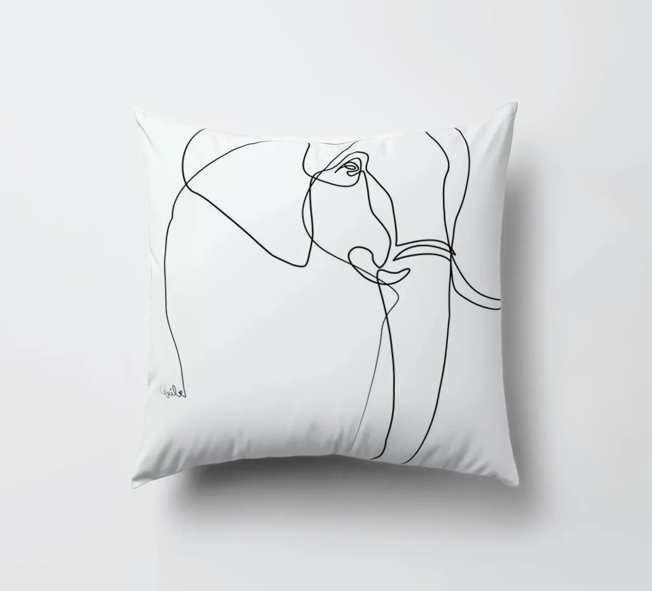 Elephant Line cuscino da Quibe