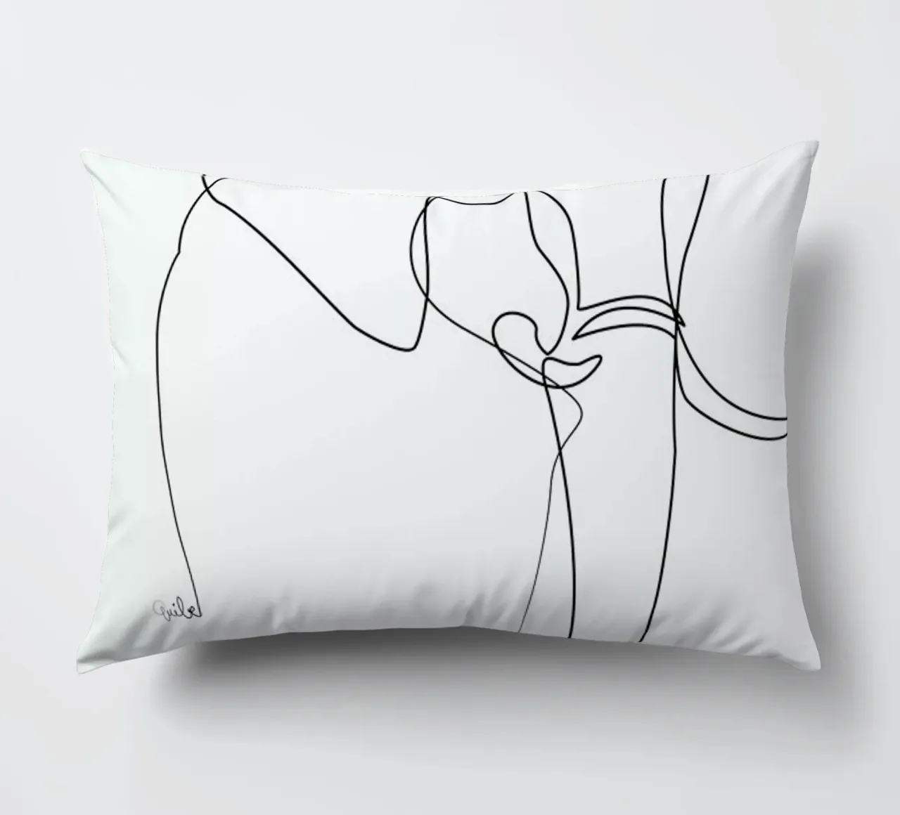 Elephant Line cuscino da Quibe