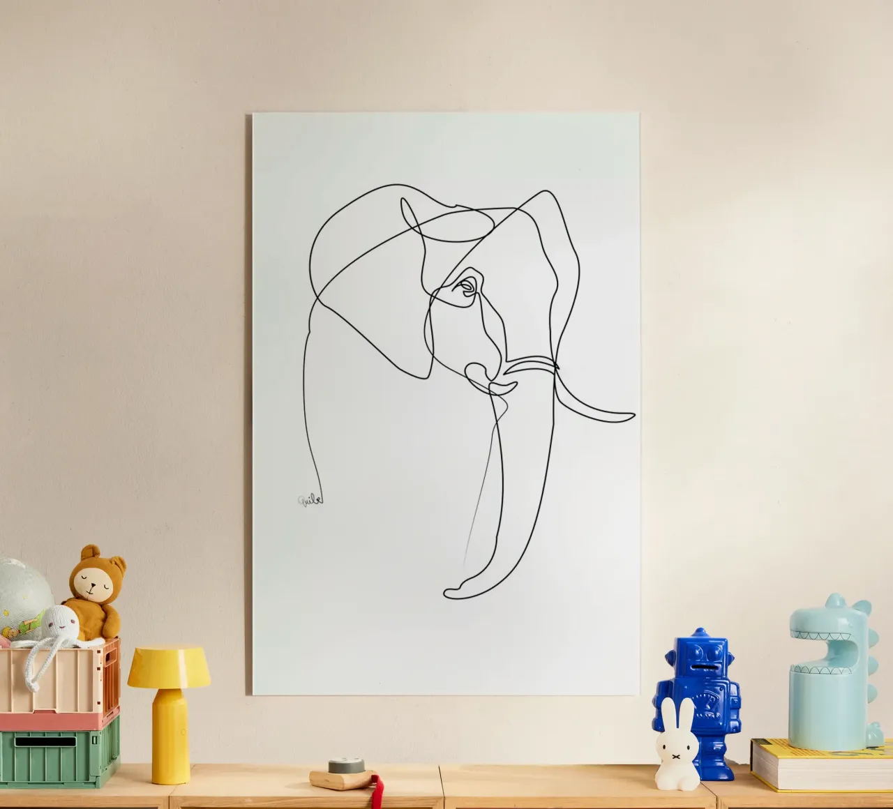 Elephant Line plexiglass da Quibe