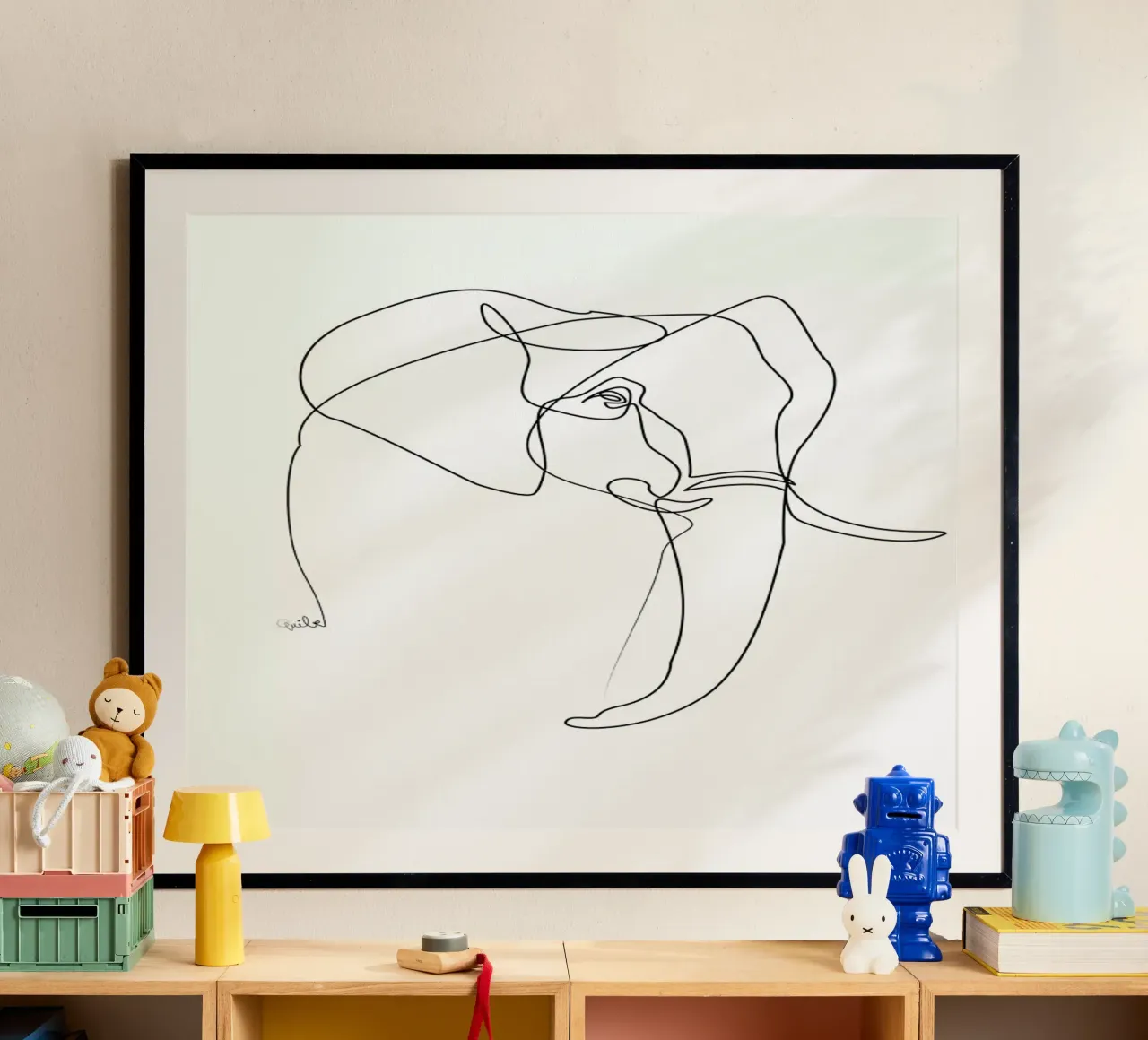 Elephant Line carta hahnemühle da Quibe