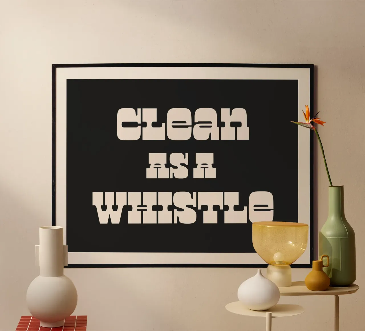 Pulito come un fischietto Citazione poster da Paigaam Studio