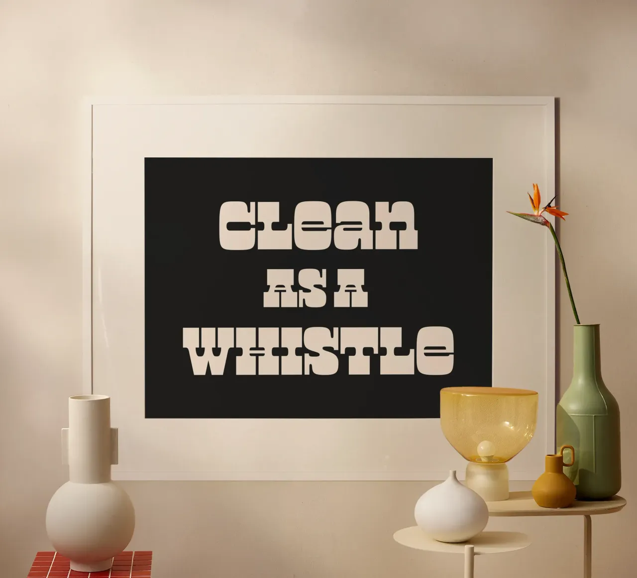 Pulito come un fischietto Citazione poster da Paigaam Studio