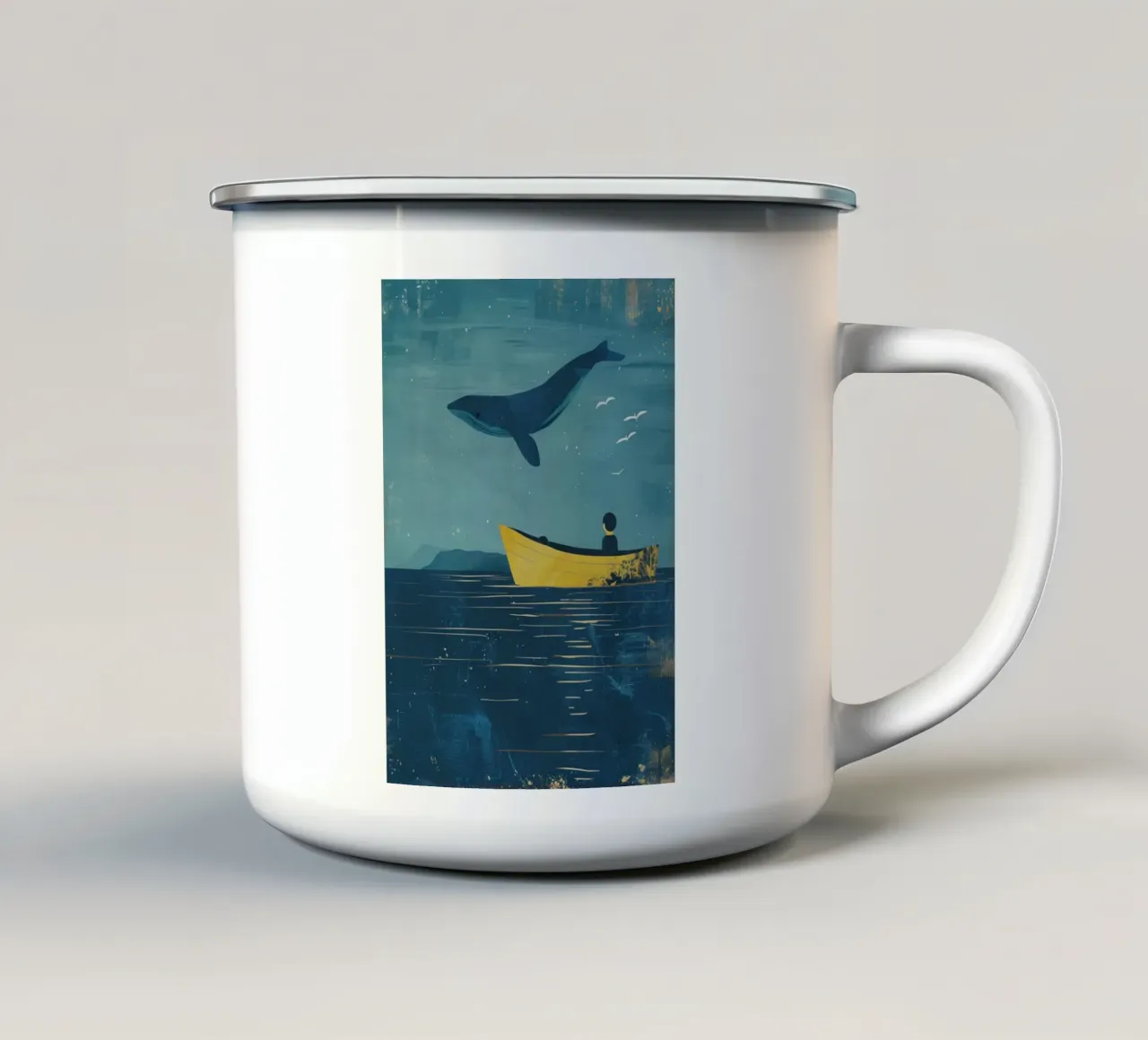Boho Nursery 14 Humpback tazza in smalto da Boho Print Collection