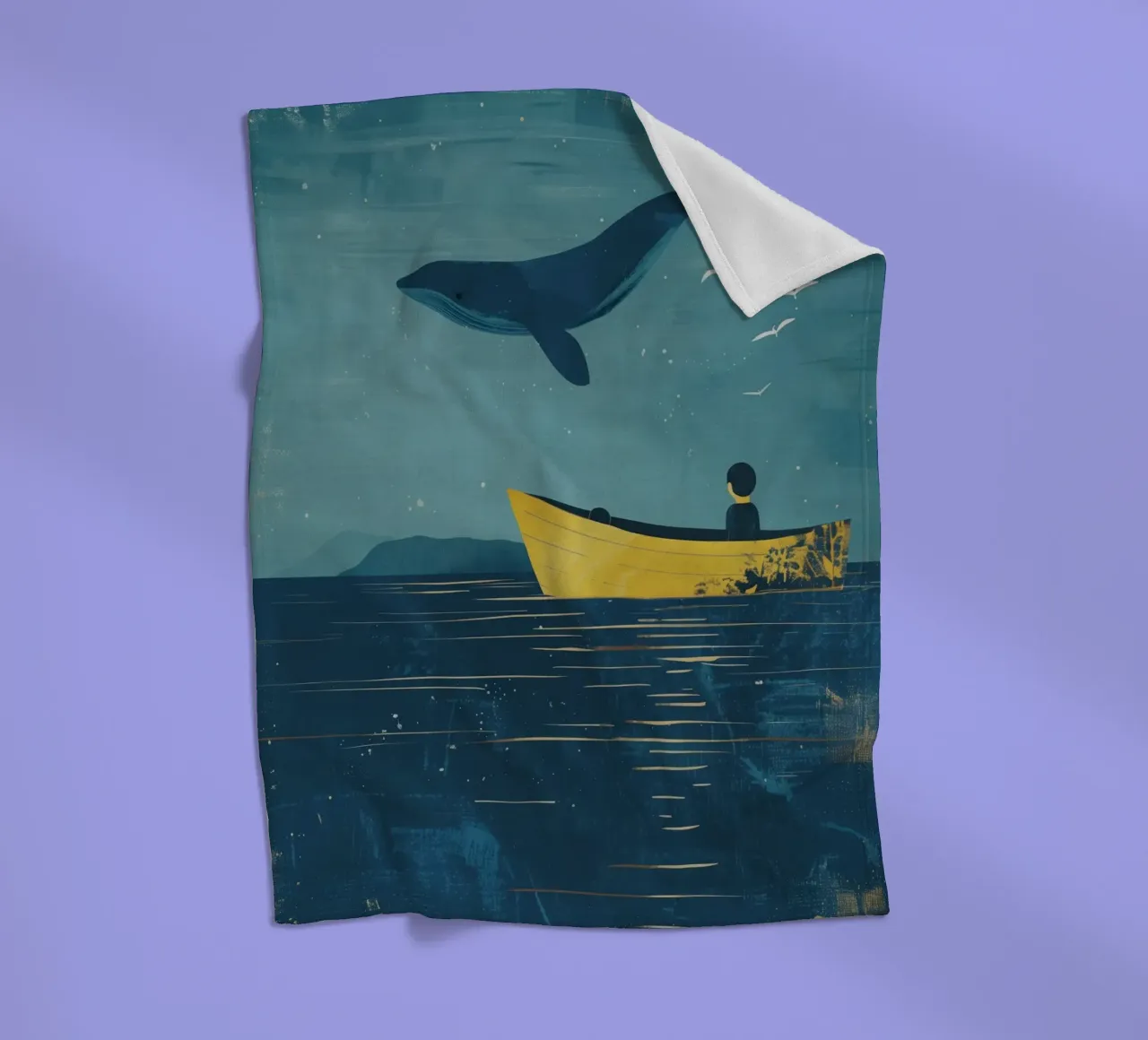 Boho Nursery 14 Humpback coperta in pile da Boho Print Collection