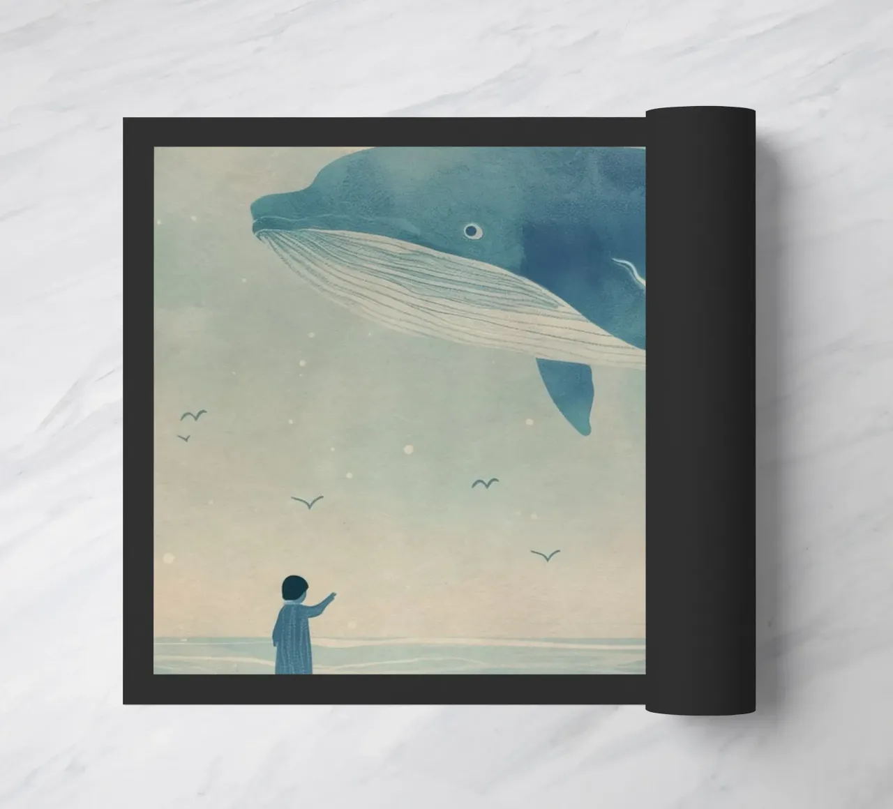Boho Nursery 14 Whale zerbino da Boho Print Collection