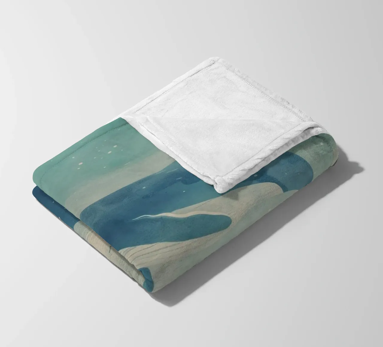 Boho Nursery 14 Whale coperta in pile da Boho Print Collection