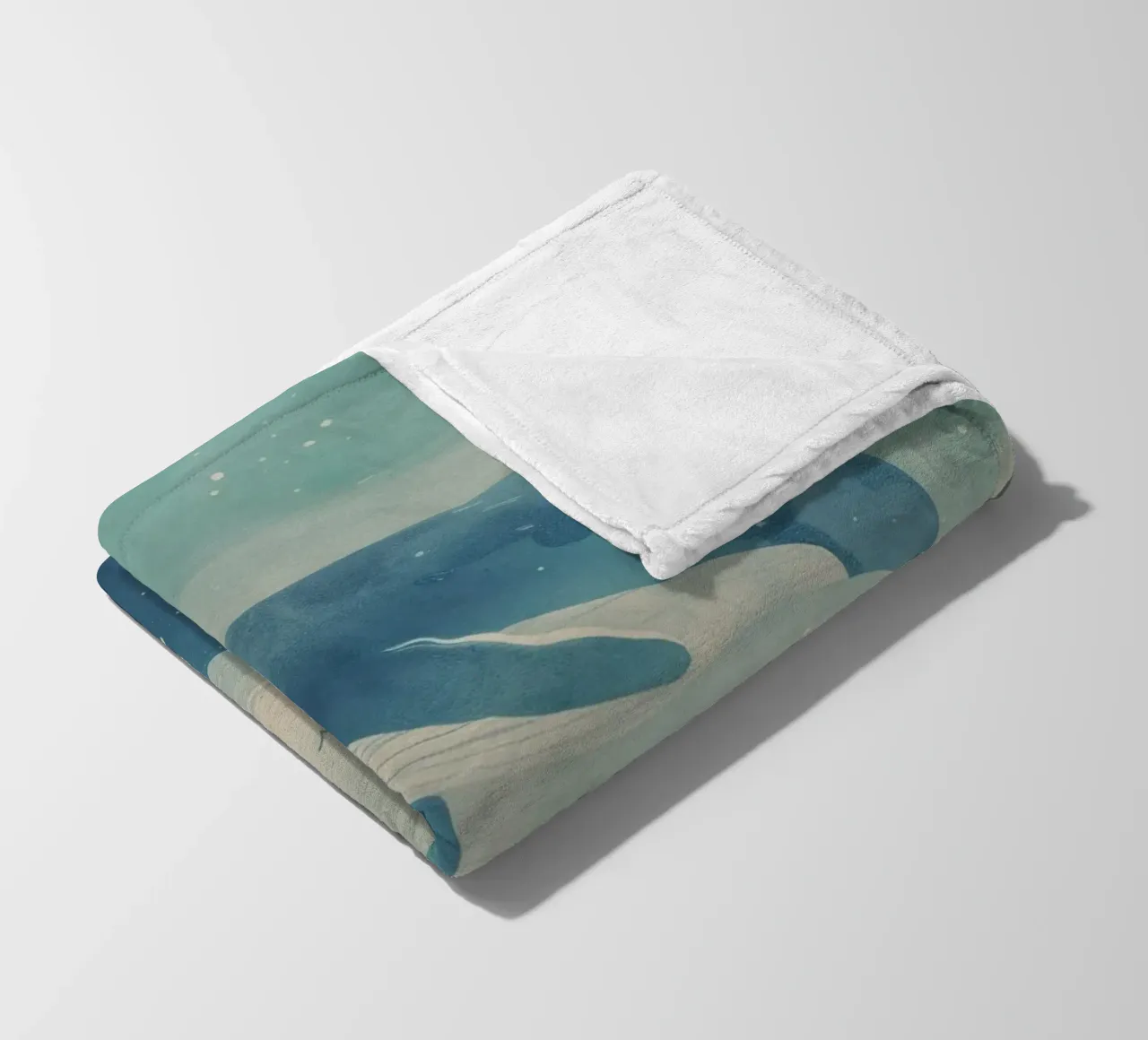 Boho Nursery 14 Whale coperta in pile da Boho Print Collection