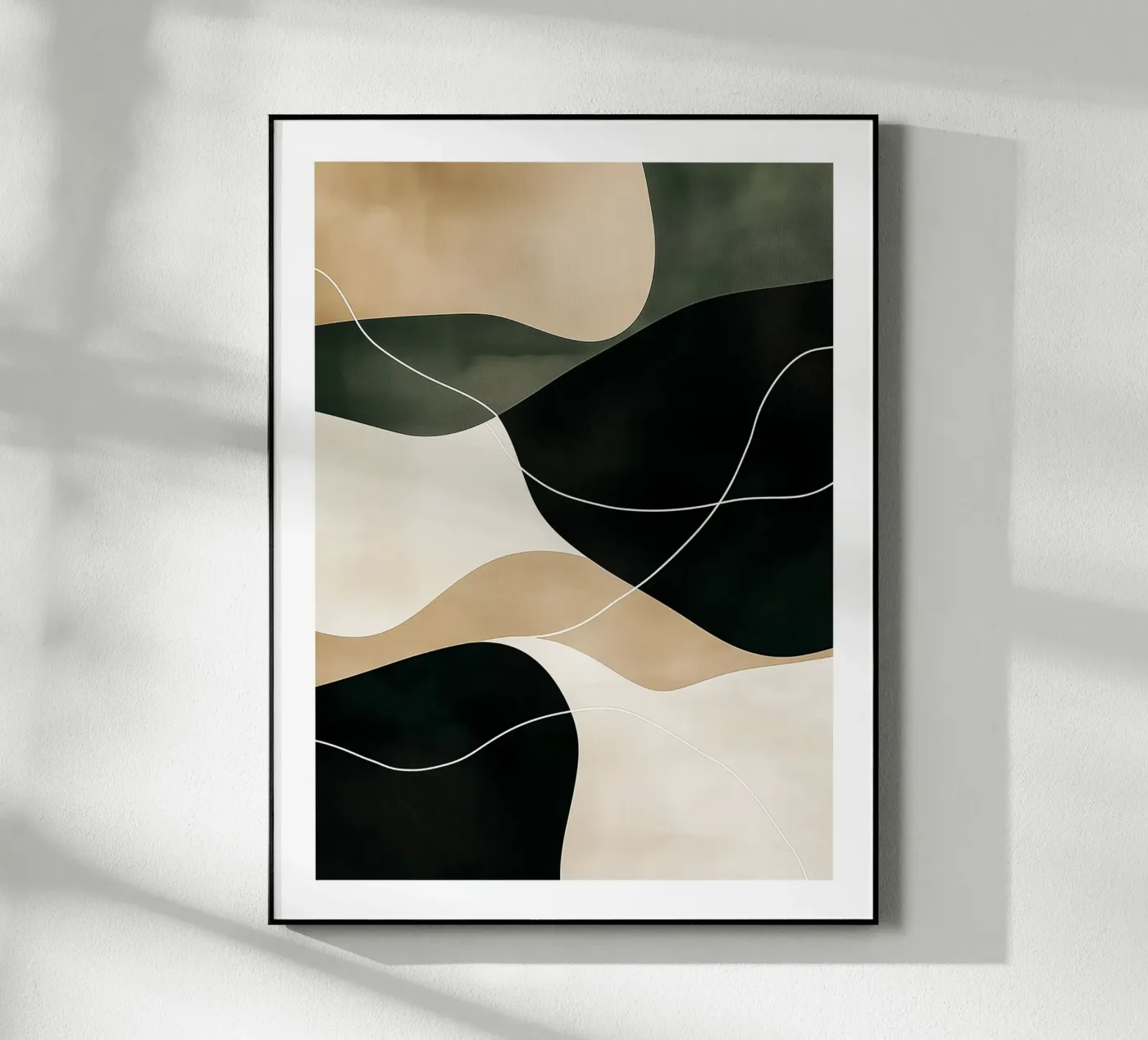Composition abstraite plexiglas de DWA