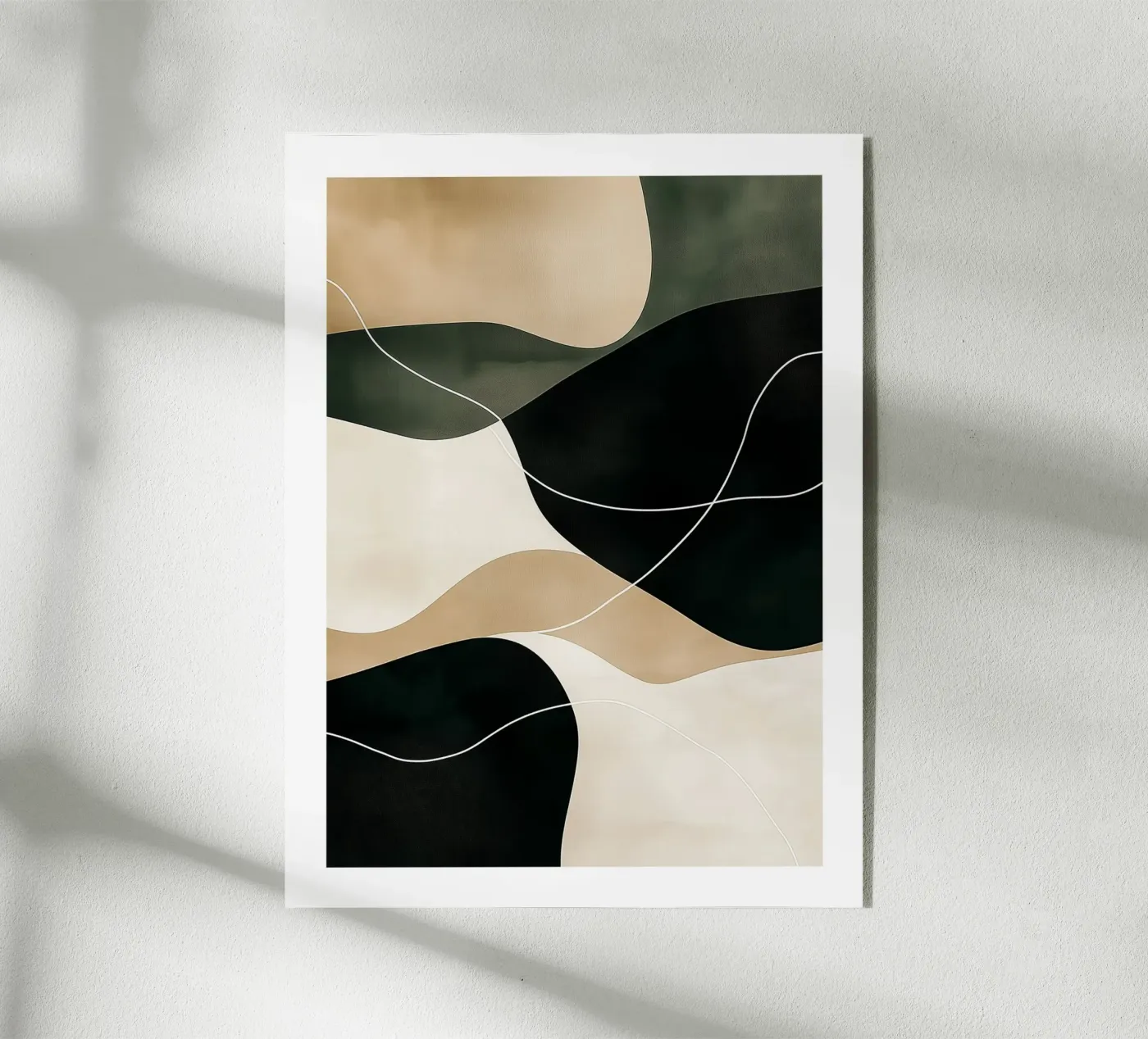 Composition abstraite plexiglas de DWA