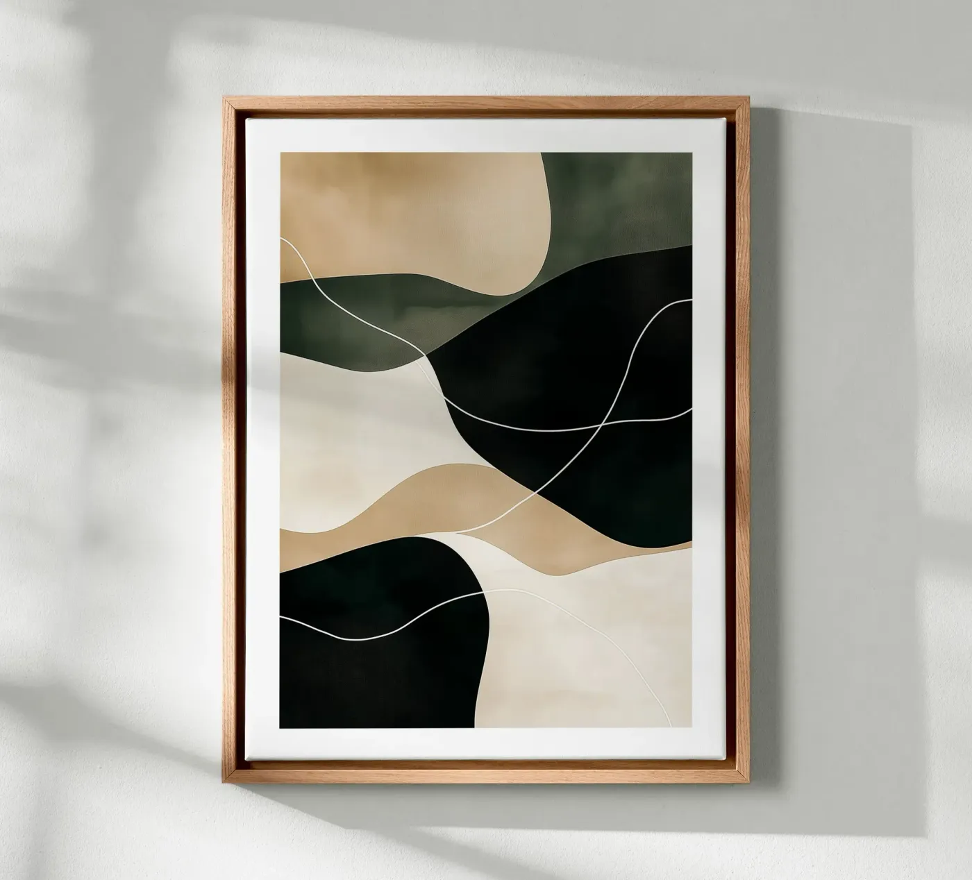 Abstract composition canvas by DWA