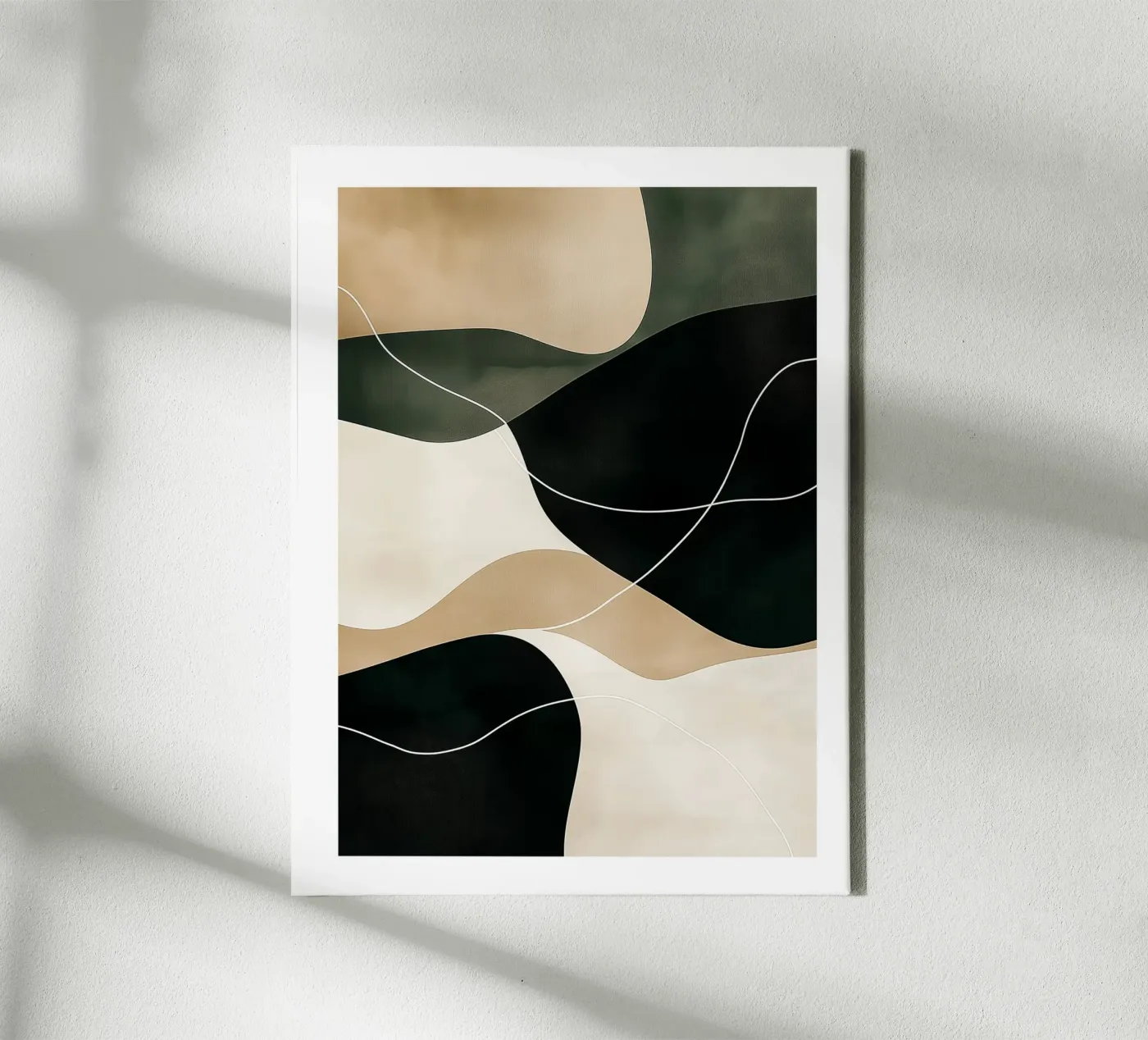 Abstract composition canvas by DWA