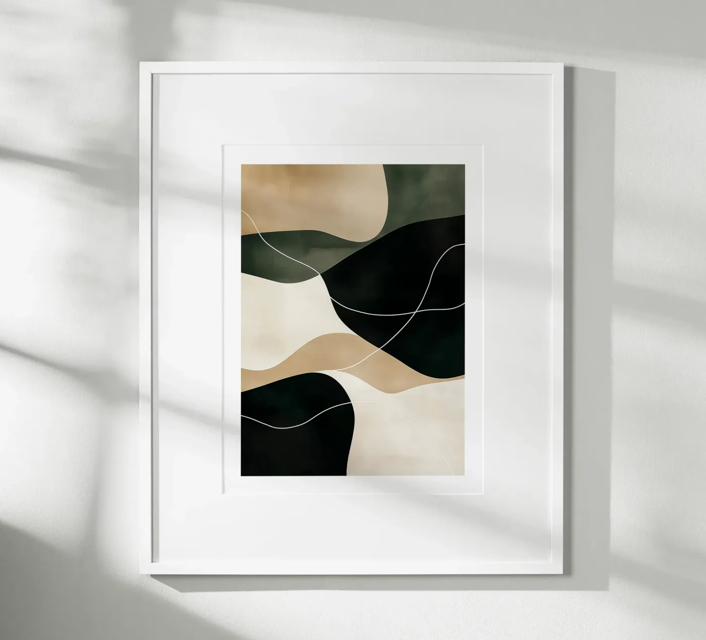 Abstracte samenstelling poster van DWA