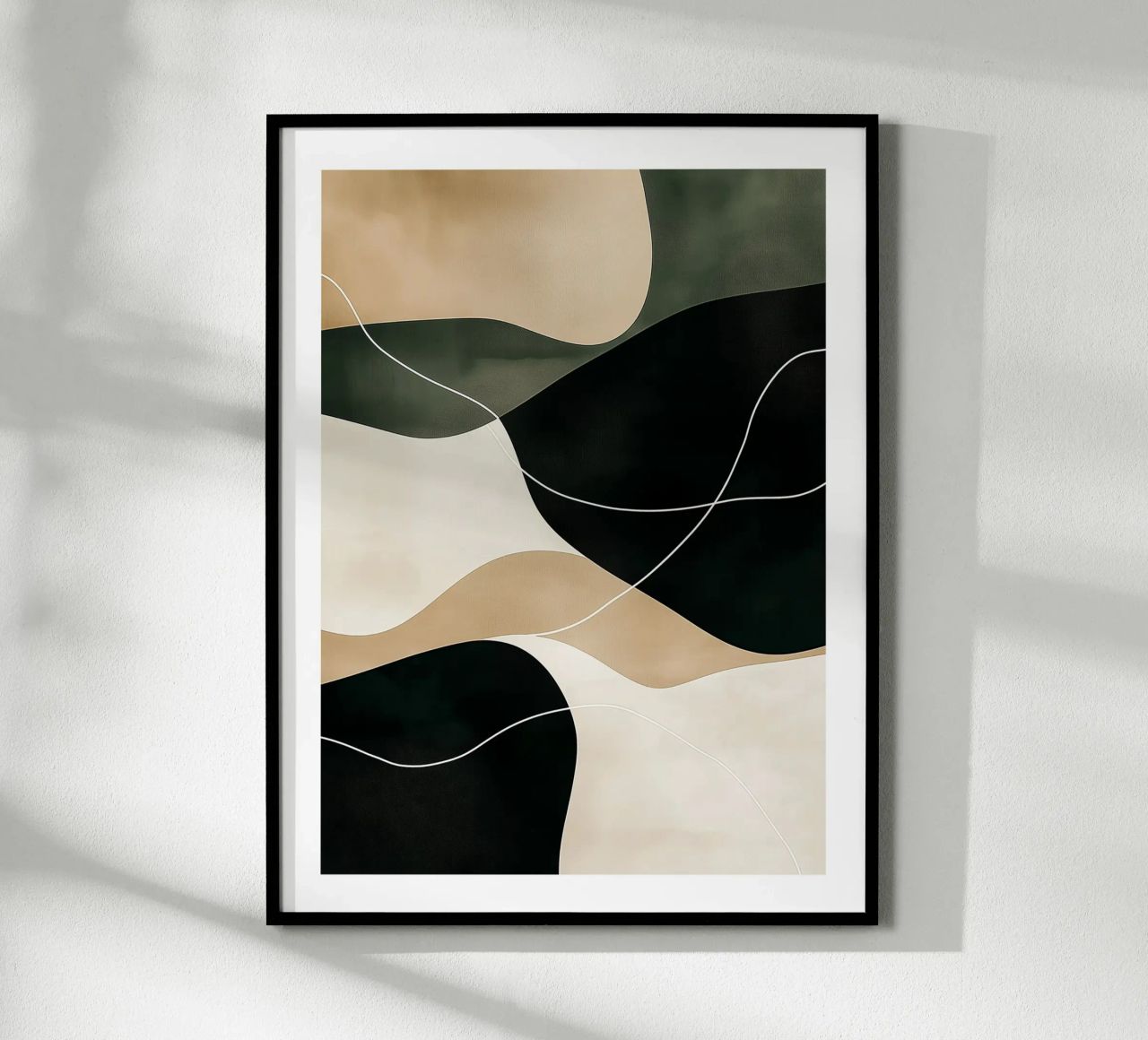 Abstrakte Komposition Poster von DWA