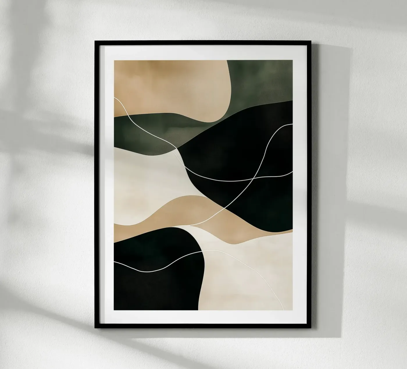 Composition abstraite poster de DWA