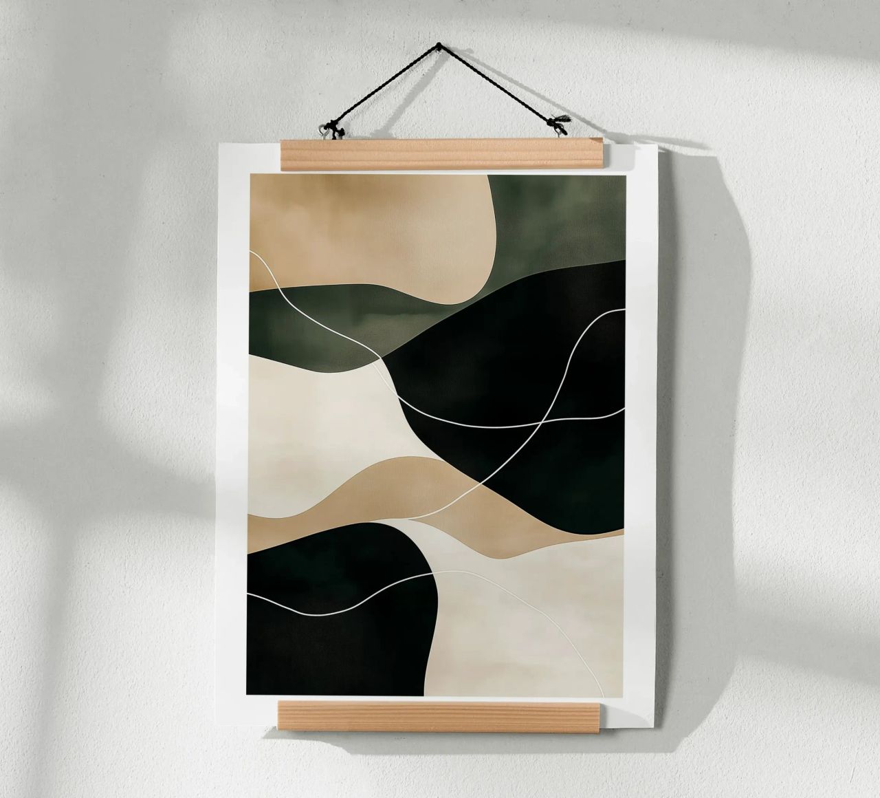 Abstrakte Komposition Poster von DWA