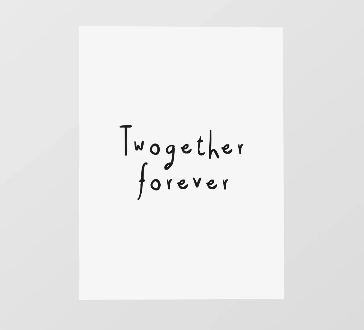 Together Forever backlit film by Constanze Art Direction