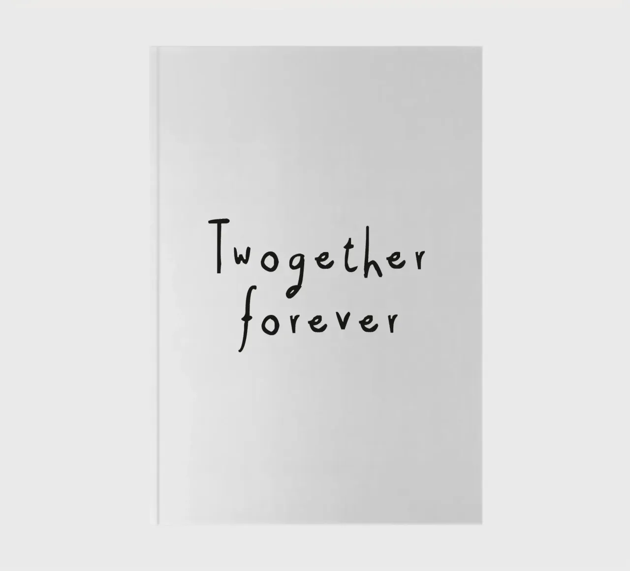 Together Forever notebook by Constanze Art Direction