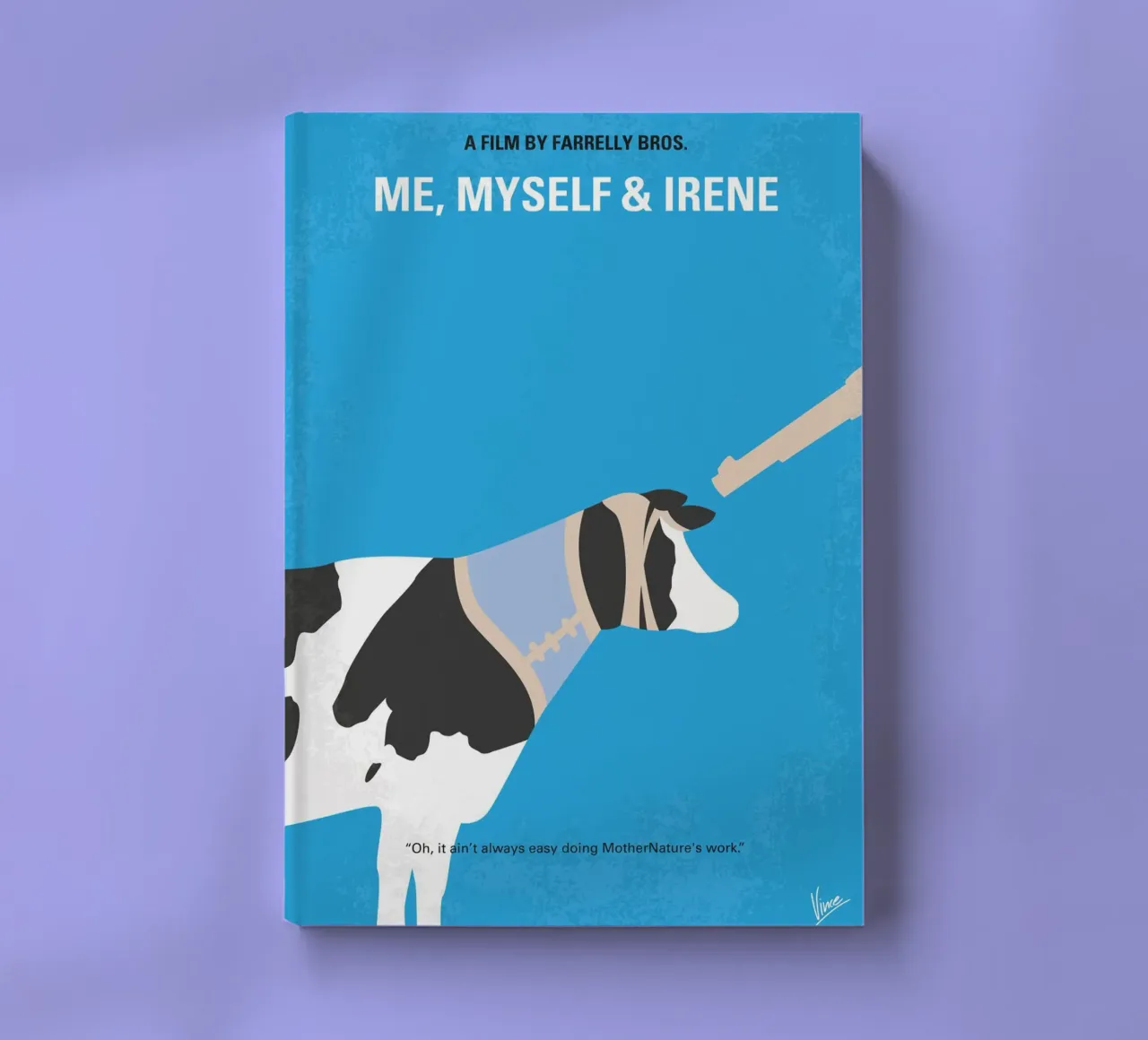 No1131 My Me Myself and Irene minimal movie poster notebook by Chungkong