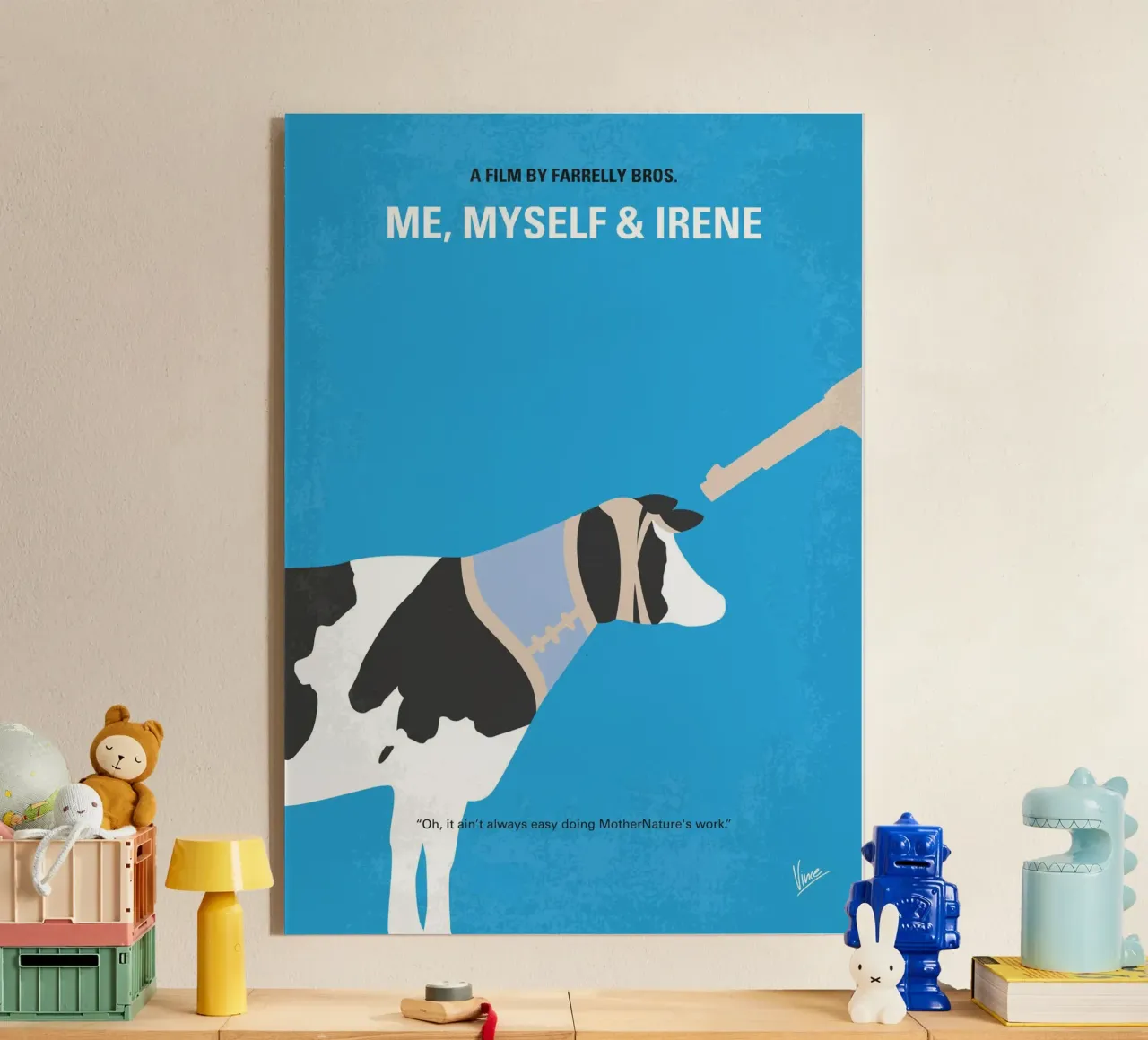 No1131 My Me Myself and Irene minimal movie poster plexiglass da Chungkong