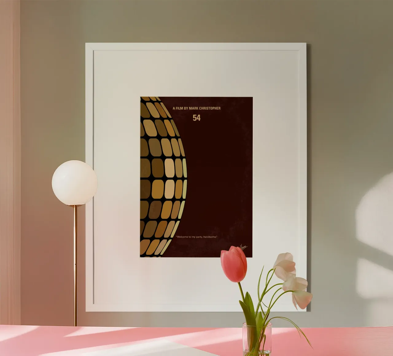 No1132 My Studio 54 minimal movie poster poster da Chungkong